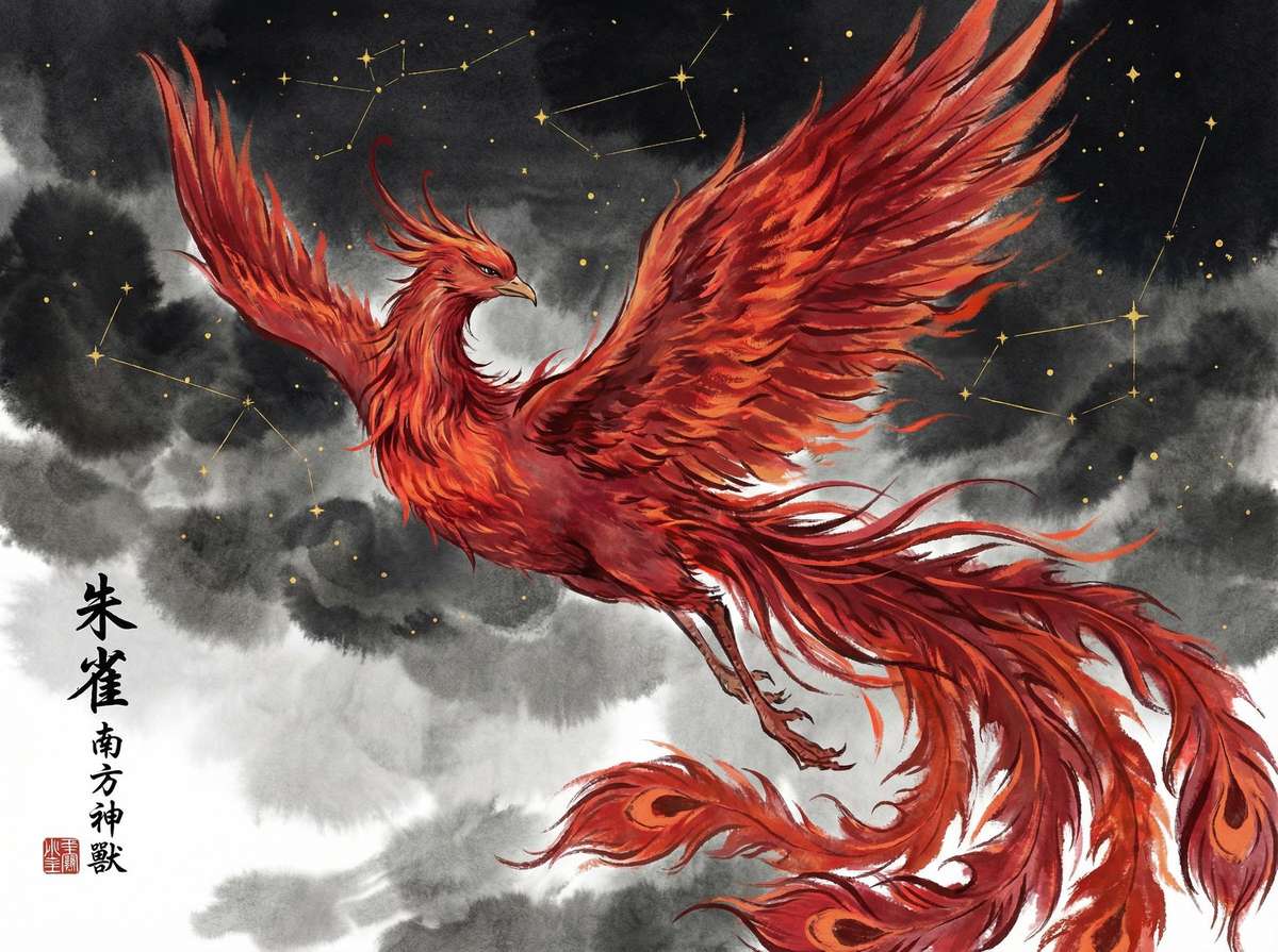 南方朱雀七宿 - 南宫28 星官图